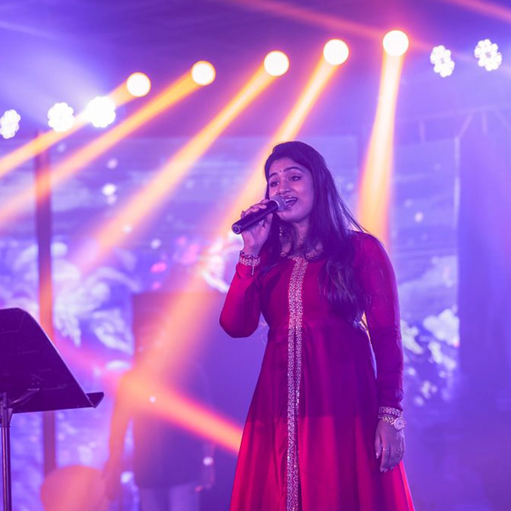 Corporate annual event planning in Hyderabad with stage décor, entertainment and complete event coordination.